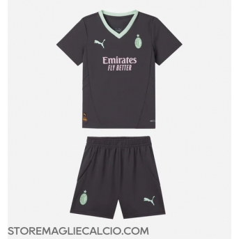 AC Milan Maglia Gara Terza Repliche 2024-25 Bambino